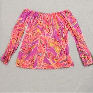 Lily Pulitzer off the shoulder top